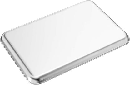 Baking Sheets Set of 2, Bastwe 20 inch Stainless Steel Bakeware Baking Pans, Healthy & Nontoxic & Rustproof & Easy Clean & Dishwasher Safe - Image 3