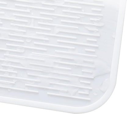 MicoYang Silicone Dish Drying Mat for Multiple Usage,Easy clean,Eco-friendly,Heat-resistant Silicone Mat for Kitchen Counter or Sink,Refrigerator or Drawer Liner White 3XL 28 inches x 18 inches - Image 9