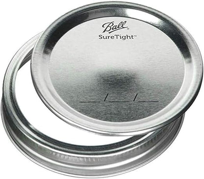 Ball Regular Mouth Glass Mason Jars with Lids and Bands, Used for Canning (Half Pint, 8 Ounce (Pack of 6)) - Image 6