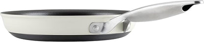 Anolon Achieve Hard Anodized Nonstick Cookware Pots and Pans Set, 9 Piece - Cream