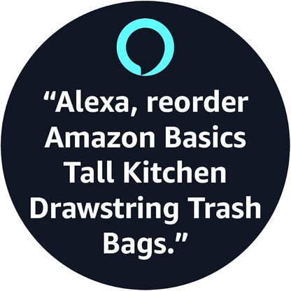 Amazon Basics Tall Kitchen Drawstring Trash Bags, Sturdy and Tear Resistant, 13 Gallon, Unscented, 120 Count - Image 4