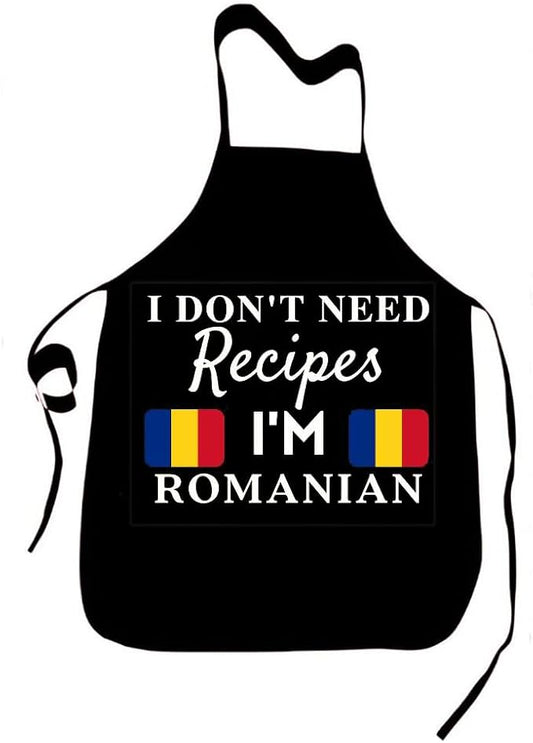 I Don't Need Recipes Novelty Chef Kitchen BBQ Apron Barber Chef Bib BBQ Kitchen Decor