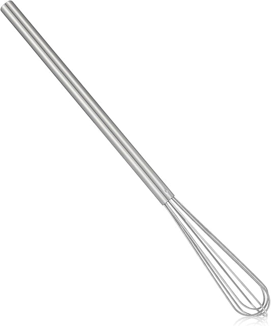 Small Whisk, 9.8in Stainless Steel Whisk Tiny Skinny Whisk for Cooking Whisking Blending Beating Stirring