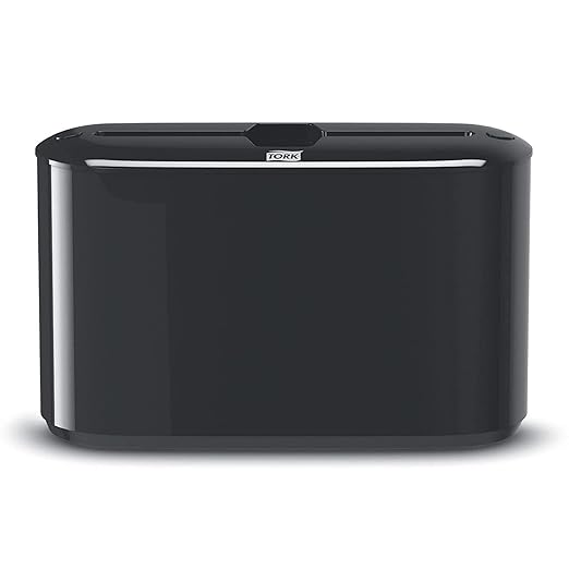Tork Xpress Paper Towel Dispenser, Black, Single-Dispensing, Compatible with H2 Refills, Space-Saving Design (302028) by Tork