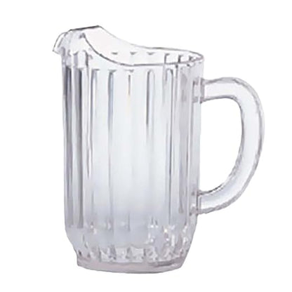G.E.T. P-3032-1-CL-EC BPA-Free Break-Resistant Restaurant Style Plastic Pitcher, 32 Ounce, Clear - Image 2