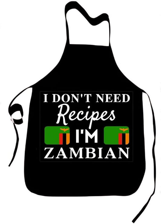 I Don't Need Recipes Novelty Chef Kitchen BBQ Apron Barber Chef Bib BBQ Kitchen Decor