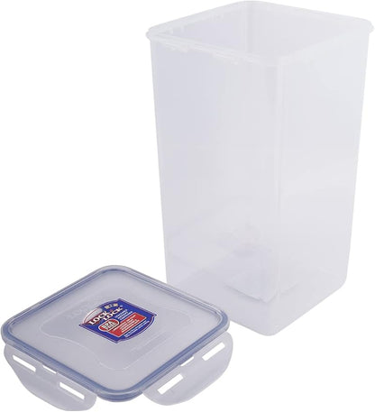 LOCK & LOCK Easy Essentials Food lids/Pantry Storage/Airtight containers, BPA Free, Square-16.9 Cup-for Chips, Clear