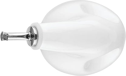 Rachael Ray Ceramic EVOO Oil and Vinegar Dispensing Bottle with Spout, 24 Ounce, White - Image 8