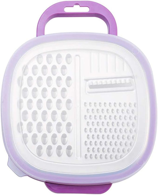 Cheese Grater with Container, Cheese Grater with Handle for Kitchen Box