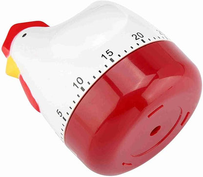 Kitchen Timer Cute, Lovely Egg Time Meter, Chicken Mechanical Wind up Timer for Cooking, Timing Reminder, Home Decor