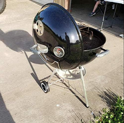 GRISUN Grill Lid Holder for Weber Charcoal Kettle Grill 22.5 Inch, 18.5 Inch, Stainless Steel Slide a Side Lid Prop, Charcoal Kettle Accessories, BBQ Accessory for Weber Kettle