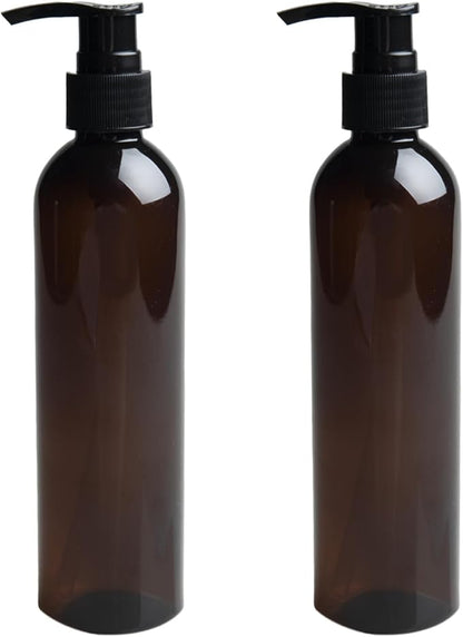 Body Oil Container,Body Oil Dispenser with Lotion Pump,Leak-Proof and BPA-Free Plastic,2PCS