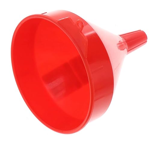 LubriMatic 75-070 Polyethylene Plastic Funnel w/ Screen - 2 Quart - Image 3