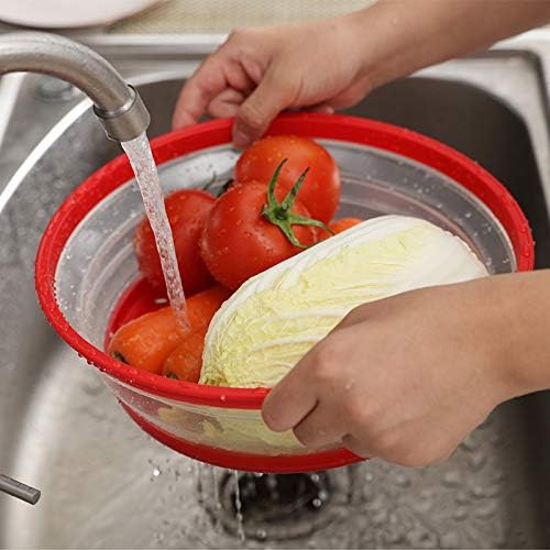 Pack of 2 Collapsible Microwave Food Cover, Splatter Guard,Vented Microwave Lid for Food,10.5inch, BPA free TPR, Dishwasher safe - Image 5