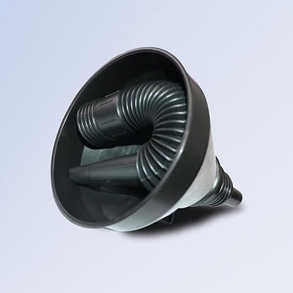 Plastic Oil Funnels for Automotive Use Set of 5, Large Flexible Fuel Funnel with Long Hose for Gas Transfer, Gasoline Funnels for Cars Boat Canning and Bottle - Image 2