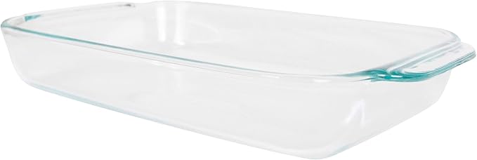 Pyrex Basics 2 Quart Glass Oblong Baking Dish, Clear 11.1 in. x 7.1 in. x 1.7 in. - Image 4