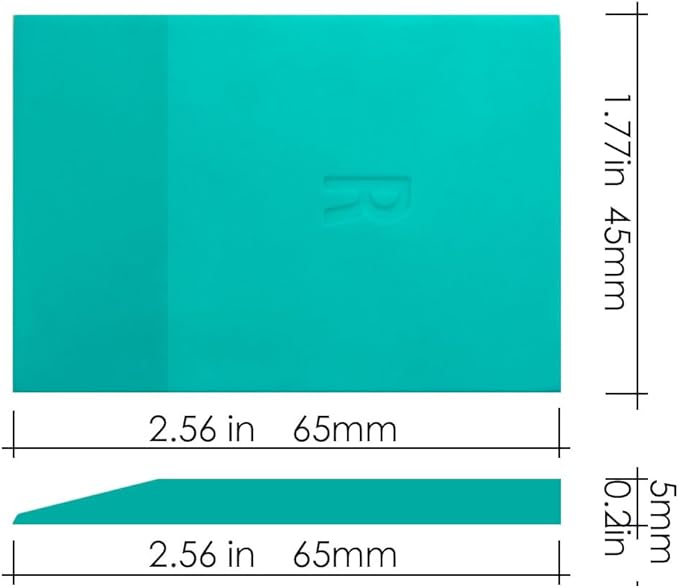 Mini Squeegee Rubber，Optimized for use with Mesh Backed Stencils and Transfers ， Mini Squeegee for Scorch Paste Wood Burning Paste, Paint, Screen (15)