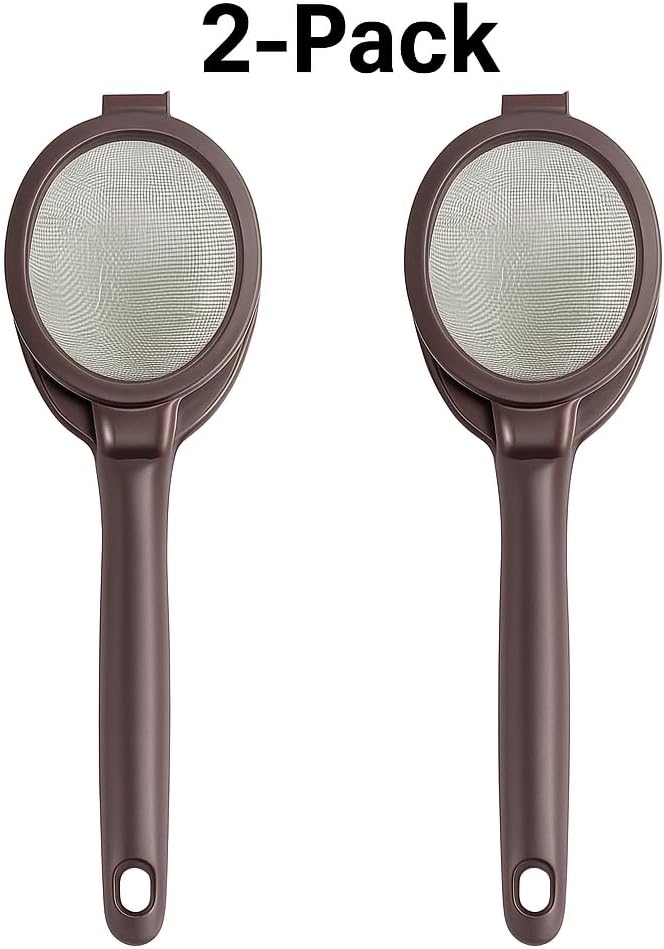 2 Pack Coffee/Tea Brew Stick Infuser – Single Cup Reusable Filter Spoon with Fine Mesh, BPA-Free, Easy Swivel Top – 5.25" Long Portable Coffee Maker for Travel, Work & Home - Image 3