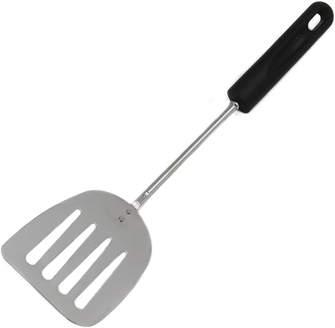 Chef Craft Basic Stainless Steel Turner/Spatula, 13.75 inch, Black by ChefCraft