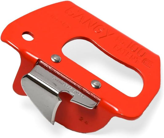 GANGY 2 in 1 Can Opener and Bottle Opener Made in Japan Steel Body with Stainless Steel Blade Compact Easy to Use Kitchen Tool (#100 Small)