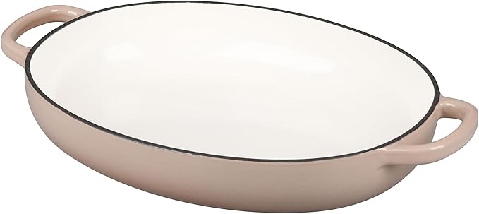 EDGING CASTING Enameled Oval Cast Iron Dutch Oven Pot with Lid, Bread Dutch Oven for Sourdough Bread Baking, Dutch Oven Bread, Bread Oven, 6QT, Mocha - Image 4