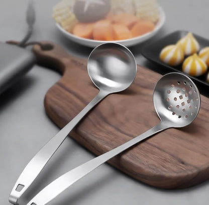 Tenta Kitchen 2oz/56ml Stainless Steel Small Soup Ladle Spoon,10.8”x 3” Stainless Steel – One-piece Professional Ladle With Hook And Hole For Convenient Hanging