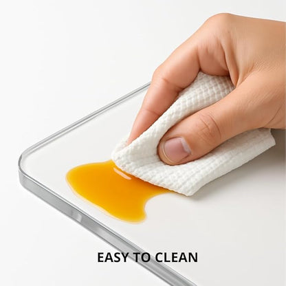 Acrylic Cutting Board with Counter Lip, Clear Cutting Boards for Countertop Protector, Non-Slip Dough Mat for Kitchen Counter, Aesthetic Kitchen Decor Gadgets House Warming Gifts New Home(20"x16") - Image 7