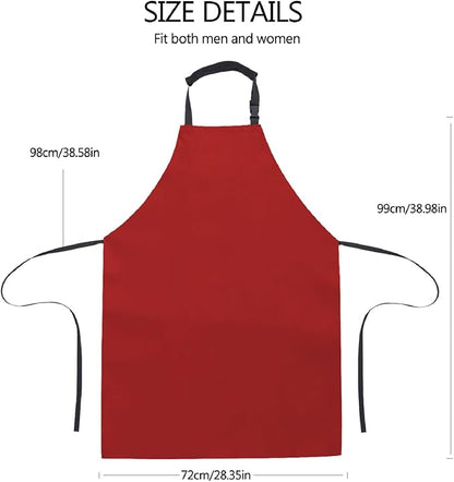 Homsolver 2 Pack Waterproof Rubber Aprons, Heavy Duty Butcher for Men, Chemical Vinyl Plastic Aprons for Dishwashing - Image 4