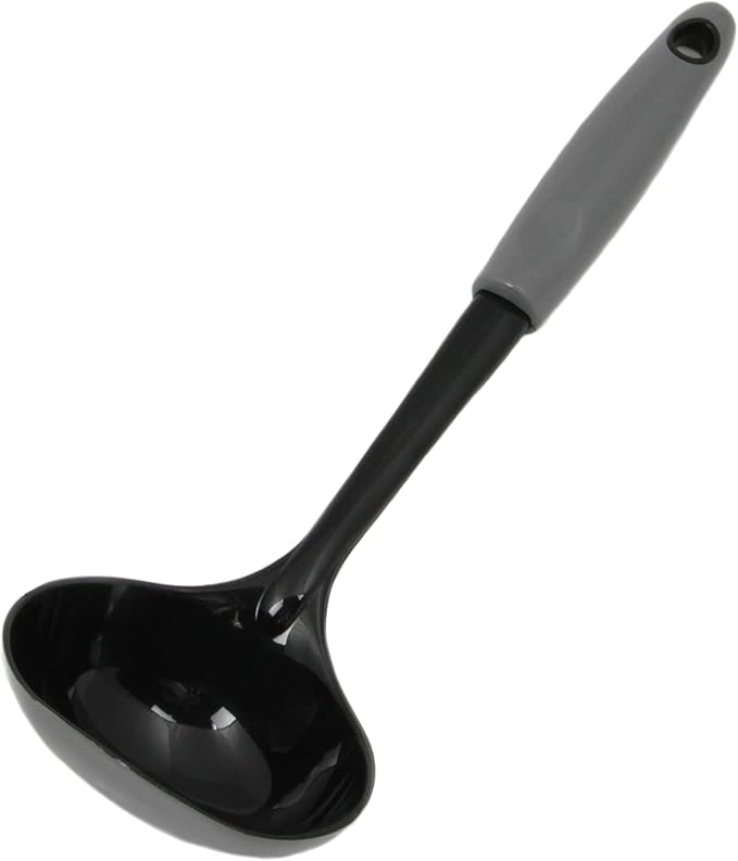 Chef Craft Select Nylon Soup Cooking Ladle, 12 inch, Gray