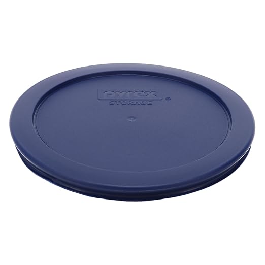 Pyrex 7201-PC 4 Cup Blue Food Storage Replacement Lid (2-Pack) - Made in USA - Image 4