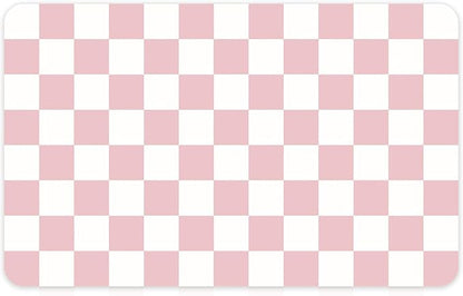 16" x 24" Checkered Dish Drying Mat for Kitchen Counter, Absorbent Coffee Bar Mat for Espresso Machine Coffee Countertops Accessories, Pink - Image 9