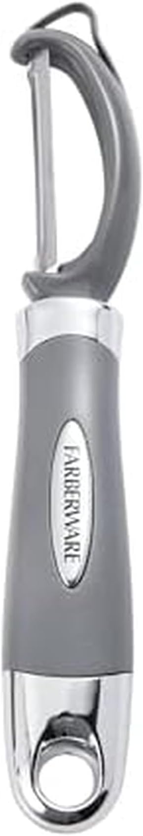 Farberware Pro2 Vegetable Peeler, Euro Peeler with Razor-Sharp Stainless Steel Blade, Swivel Peeler for Potatoes, Fruits, and Vegetables, Built-In Bud Remover, Dishwasher Safe by Farberware