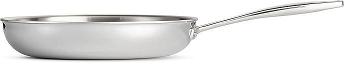 Tramontina Signature Tri-Ply Clad Stainless Steel 10-Inch Frying Pan, Induction-Ready Skillet, Dishwasher-Safe, NSF-Certified, Made in Brazil - Image 2