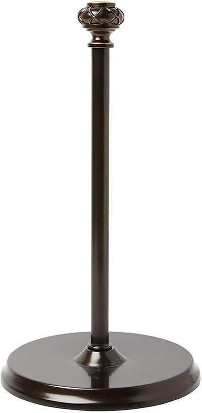 Paper Towel Holder Stand for Countertop, Decorative Freestanding Paper Towel Holder with Non-Slip Weighted Base, Heavy-Duty & Durable, Fits Regular & Jumbo Rolls, Oil Rubbed Bronze - Image 6