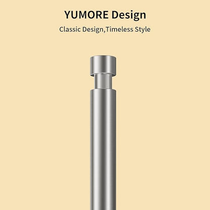 YUMORE Paper Towel Holder Countertop, Counter Paper Towel Holder with Weighted Base Non Slip, Standing Paper Towel Roll Holder for Modern Kitchen Bathroom, Stainles Steel (Brushed Nickel) - Image 4