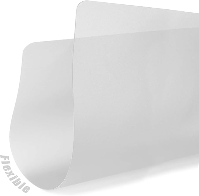 Fotouzy Plastic Cutting Board Set of 7, Frosted Clear Flexible Cutting Mats, BPA-Free, Non-Porous, Dishwasher Safe, Transparent - Image 3
