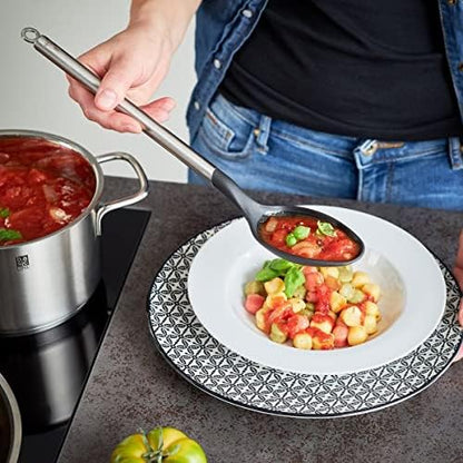 Rösle Basics Line Serving Spoon with 12.5 in. Stainless Steel Handle