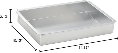 Winco 2-Inch Deep Aluminum Rectangular Cake Pan, 9-Inch by 13-Inch