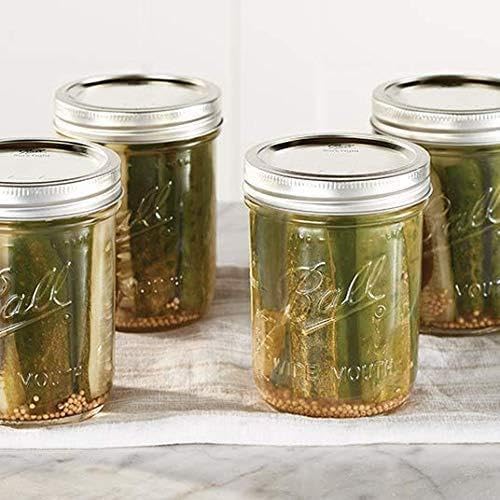 Ball Wide Mouth Glass Mason Jars with Lids and Bands, Used for Canning, Pickling, Juice, Jam, Jelly, Pint Size 16 Ounce (Pack of 6) - Image 9