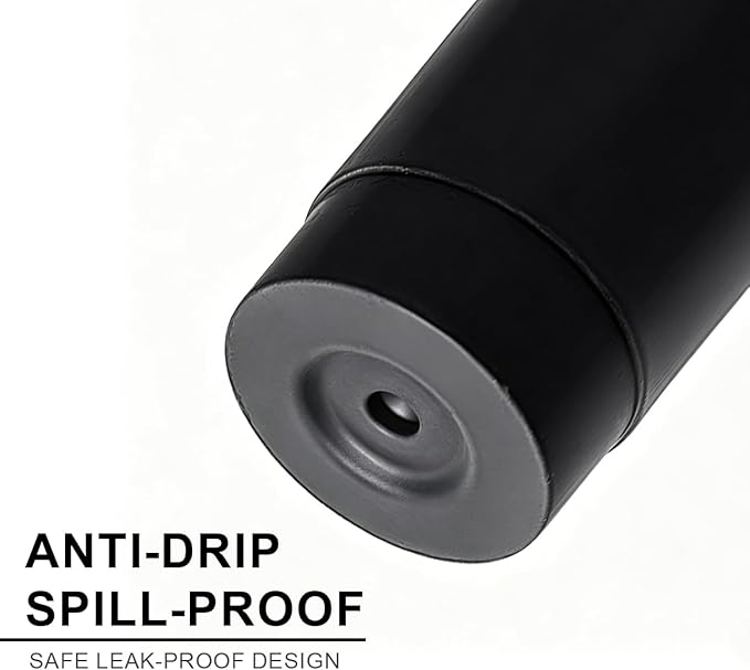 Silicone Dish Soap Dispenser, 8 Oz Refillable Squeeze Bottle, Leakproof for Kitchen Sink, Black - Image 4