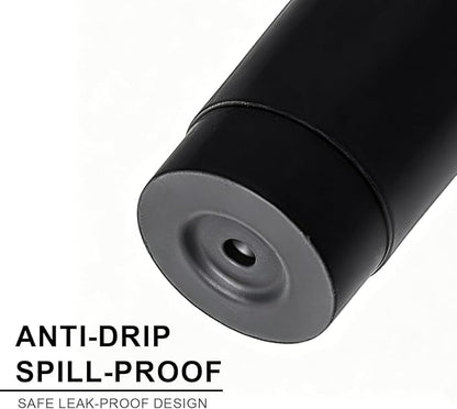 Silicone Dish Soap Dispenser, 8 Oz Refillable Squeeze Bottle, Leakproof for Kitchen Sink, Black - Image 4