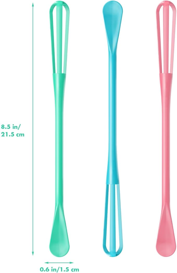 OYV Fresh Spring & Summer Colors Mini Whisk Set, 8.5 in Mini Whisks for Cooking, 3 Pieces Small Wisk For Whisking, Beating, Blending Ingredients, Mixing Sauces, BPA Free Tiny Whisk - Image 2