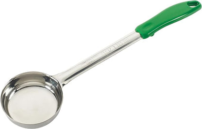 Winco Solid Food Portioner, 4-Ounce, Medium, Stainless Steel, Green by Winco