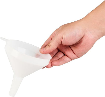 Restaurantware-Met Lux 8-ounce Plastic Funnel, 1 Plastic Funnel - Precise Spout, White Pouring Tool, Wide Spout, For Transferring Ingredients - Image 7