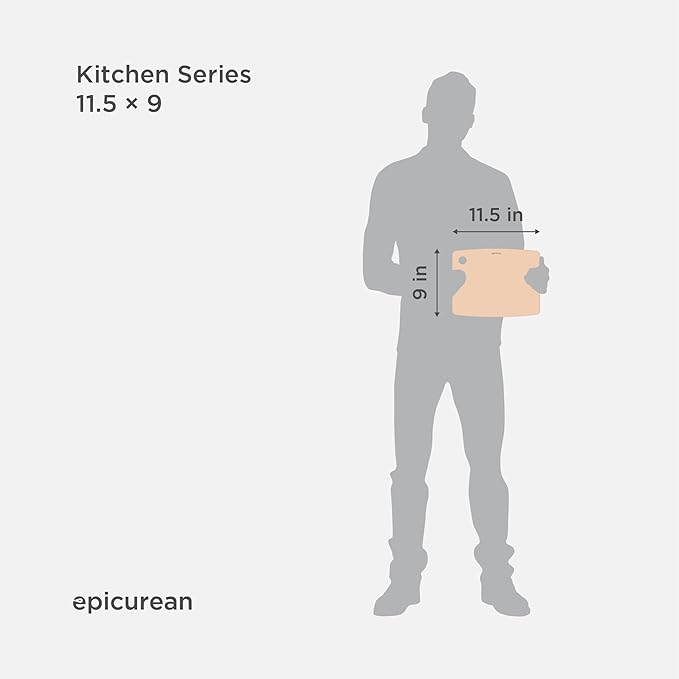 Epicurean Kitchen Series Cutting Board, 11.5-Inch × 9-Inch, Natural - Image 4