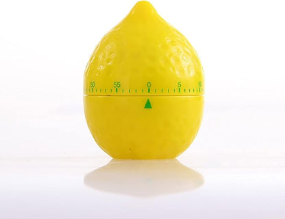 1Pcs Fashion Cartoon Kitchen Timer Different Shape Creative Reminders (Lemon)