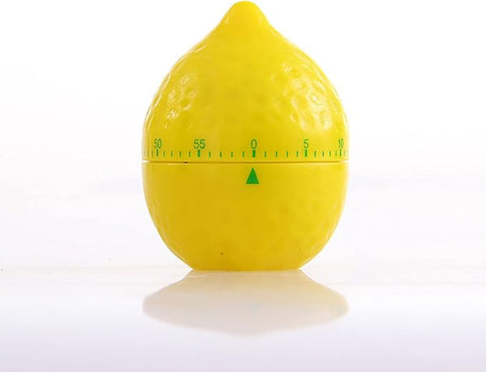 1Pcs Fashion Cartoon Kitchen Timer Different Shape Creative Reminders (Lemon)