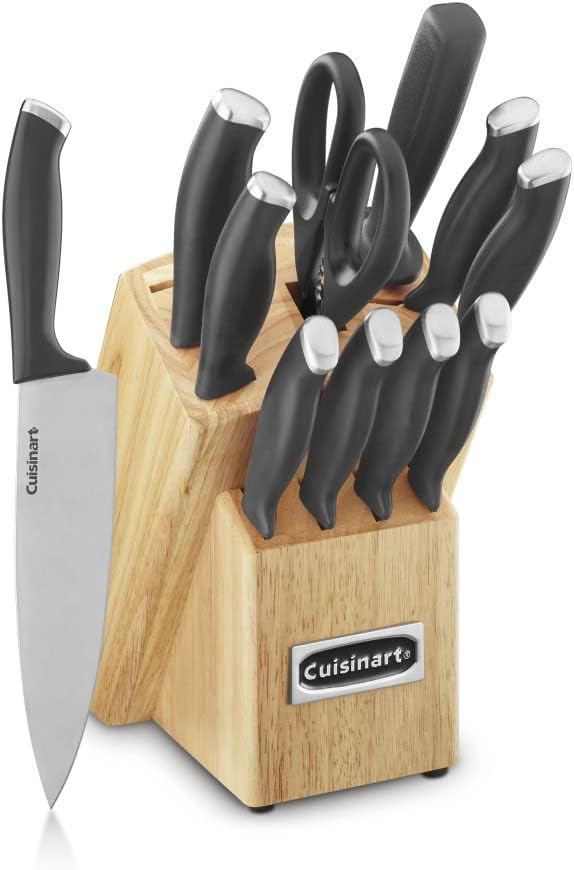 Cuisinart C77SSB-12P Color Pro Collection 12 Piece Knife Block Set, Black by Cuisinart