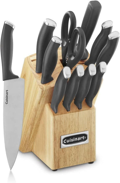 Cuisinart C77SSB-12P Color Pro Collection 12 Piece Knife Block Set, Black by Cuisinart