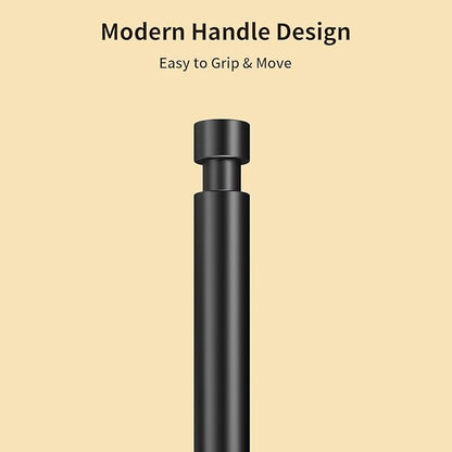 YUMORE Paper Towel Holder Countertop, Black Paper Towel Holder with Weighted Base Non Slip, Standing Paper Towel Roll Holder for Kitchen Bathroom, Stainles Steel (Matte Black) - Image 6